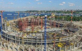 Покраску стадиона «Нижний Новгород» завершат к ноябрю