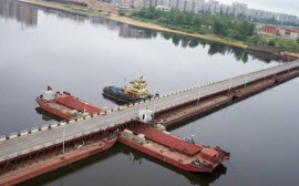 В Нижегородской области за 40,6 млн рублей продают понтонный мост