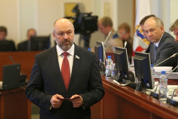 Лебедев на сессии Законодательного Собрания региона